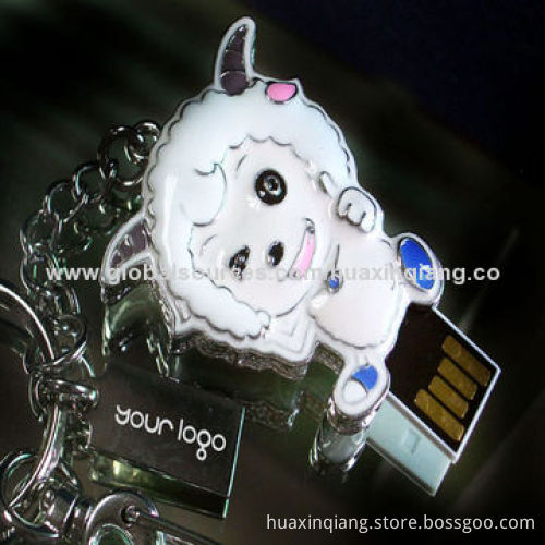 USB Flash Drive, Diamond + Animal Style, 512MB-32GB Capacity